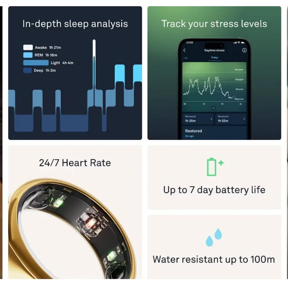 Oura Heritage Ring Gen 3- Gold